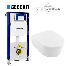 Akcijski komplet za ugradnju konzolne wc šolje - Geberit + Villeroy & Boch