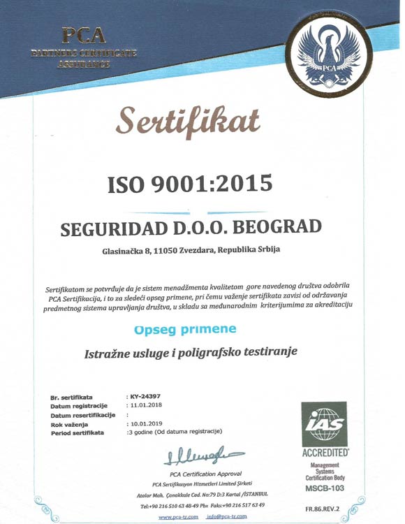 ISO 9001  Sistem menadžmenta kvalitetom
